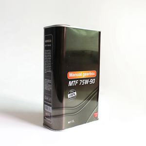 Série imprimée 1 litre carré en métal style F peut 1 litre vide peinture peut avec bouchon de bec Chine usine - Product Image 1