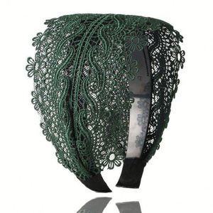 2 bandeaux noirs en dentelle et résille pour femmes, élastiques, antidérapants, larges, doux, accessoires de mode, cadeau pour le quotidien et les fêtes - Product Image 6