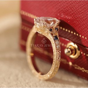 Elegant 925 Sterling <b>Silver</b> <b>Adjustable</b> Diamond <b>Ring</b> Classic Statement Jewelry with Brilliant Stone Setting for Every Occasion - Product Image 5