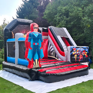 Hero Hupfburg 派对租赁商用级充气城堡和滑梯户外充气玩具 - Product Image 1