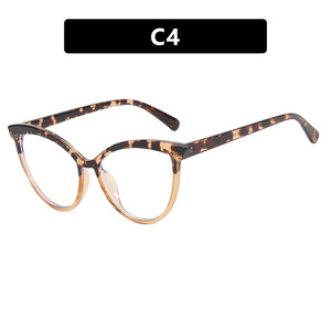 Gafas Ópticas UNOC Anti-Luz Azul con Diseño de Ojo de Gato, Material de PC Moderno, Diseño Único de Ojo de Gato, Negro y Rojo, Montura Óptica Unisex - Product Image 4