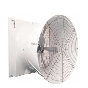 Ventilateur de toit extérieur résistant aux intempéries, ventilateur mural pour le traitement des eaux usées, finition métallique, centrale électrique, ventilateur robuste en FRP - Product Image 1
