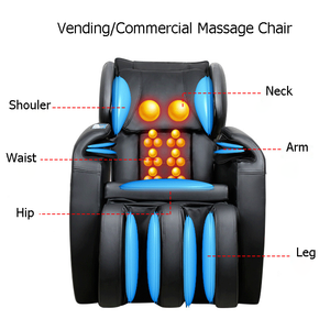 Silla de Masajes Comercial Pública 2024, Operada con Monedas y Billetes, con Aceptador de Billetes, para Australia y Canadá - Product Image 3
