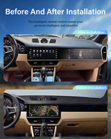 ACARDASH mise à niveau 12.3 ''Console centrale de Navigation GPS Android tactile interactive à double écran pour Porsche Cayenne 2018-2024