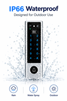 Système de contrôle d'accès intelligent Tuya V3-WIFI avec reconnaissance faciale, carte RFID, clavier PIN, serrure de porte étanche IP66