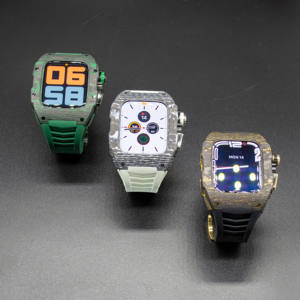 Coque originale en fibre de carbone pour I Watch Series 8 7 6 SE 45MM 44MM Richard Luxury RM Apple Watch Case - Product Image 6