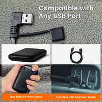 12V Bürogebrauch 50"x60" Schnellheizende Weiche Kabellose Batteriebetriebene Elektrische USB-Heizdecke Mit Powerbank