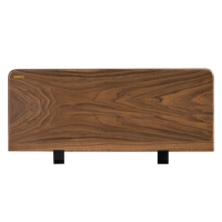 Extension de bureau en noyer Version longue sans poinçonnage planche d'extension pliante clavier plateau en bois massif