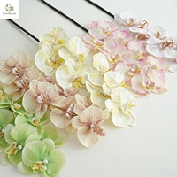 Orchidea Phalaenopsis Artigianale da 93 cm con Effetto Reale, Stampa 3D e Texture Idratata, Orchidea Farfalla per Matrimoni di Lusso (Vendita all'Ingrosso)