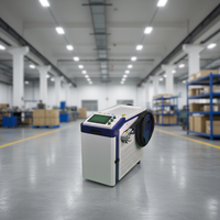 Machine de décapage de rouille au laser à fibre refroidie par eau de qualité industrielle 2000W pour le nettoyage intensif des structures en acier et en aluminium de navires