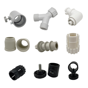 Индивидуальные соединители для квадратных труб из ПП/ПВХ: различные размеры, цвета, формы, гальванизированные пластиковые фитинги для квадратных труб - Product Image 1