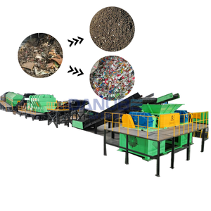 Ligne de production industrielle pour le tri des déchets organiques et inorganiques Ligne de tri des déchets de 120 tonnes - Product Image 1