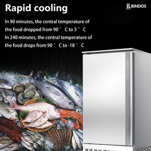 Tiêu chuẩn thương mại thép không gỉ Vụ Nổ bị làm lạnh tủ đông tủ lạnh nhiệt độ đơn nhanh chóng-Đóng Băng thiết bị quạt làm mát sâu - Product Image 3