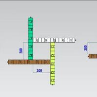 Coffrage en plastique réglable au design contemporain pour la coulée de colonnes carrées en béton, réutilisable