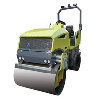 Compacteur à rouleaux vibrants à double tambour UCM 4 tonnes, 4000 kg, autoporté, pour asphalte, largeur 1300 mm, haute puissance de compactage pour routes
