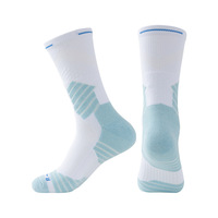 Chaussettes de basket-ball personnalisées chaussettes de sport de course haut de gamme pour la formation Elite mi-mollet professionnel éponge rembourré chaussettes épaissies