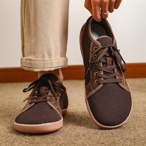 Zapatos Casuales de Malla Transpirable para Hombre, Zapatillas Deportivas <span class=keywords><strong>con</strong></span> Cordones, Antideslizantes y de Horma Ancha - Product Image 1