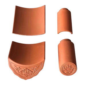 Trung Quốc truyền thống mái mờ không tráng men phong cách Châu Á gạch đất nung - Product Image 2