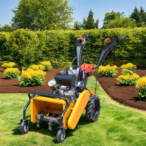 Xăng hai bánh xe ổ đĩa Mini Điện ROTARY tiller tu + weedering bánh xe cỏ weederer weeder Máy cắt - Product Image 4