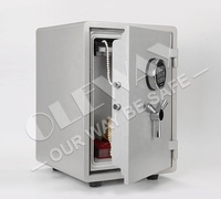 Coffre-fort numérique ignifuge antivol pour la maison et le bureau, fabriqué en Chine, avec logo personnalisé, résistant au feu, armoire de sécurité intelligente