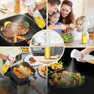 200/300/500ml Oil Spray <b>Bottle</b> BBQ Cooking Olive Oil Sprayer Plastic Baking Oil Spray Empty <b>Bottle</b> Vinegar <b>Bottle</b> Or Oil <b>brush</b> - Product Image 6
