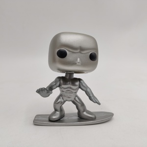 Norrin radd 19 Bạc Surfer với Surfboard hành động hình đồ chơi Vinyl figurine búp bê bobble-head Bộ sưu tập mô hình - Product Image 2