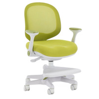 Chaise d'étude ergonomique moderne pour enfants MIDPEAK en bois massif et plastique, avec profondeur de siège réglable, dossier et repose-pieds ajustables, pour la maison