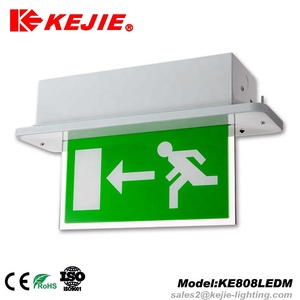Kejie IP20 <span class=keywords><strong>señal</strong></span> de <span class=keywords><strong>emergencia</strong></span> led empotrada <span class=keywords><strong>salida</strong></span> hoja con botón de prueba - Product Image 3