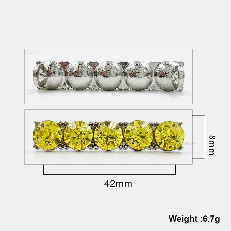 #02 Amarillo Cinco Pedrería Plata