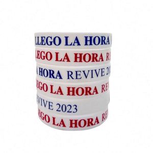 สายรัดข้อมือซิลิโคนคุณภาพสูงแบบกำหนดเอง สายรัดข้อมือยางพร้อมข้อความหรือโลโก้ สายรัดข้อมือซิลิโคนสั่งทำพิเศษ สายรัดข้อมือสำหรับโปรโมชั่น - Product Image 1