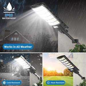 Farolas Solares con LED, Clasificación IP65, Sensor de Luz, Batería Incluida, Montaje en Pared para Jardín, Panel Solar y Luminaria - Product Image 3