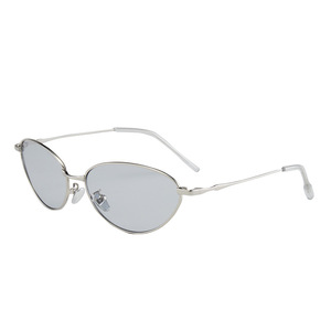 Lunettes de soleil œil de chat, monture en métal, UV400, monture intégrale, style rétro, unisexe, protection solaire, lunettes de mode pour adultes - Product Image 5