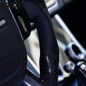 Volant en Fiber de carbone de haute qualité pour Range Rover <span class=keywords><strong>Velar</strong></span> <span class=keywords><strong>SVR</strong></span> L494 volant de voiture en Fiber de carbone - Product Image 6