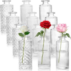 Fleurs hydroponiques de style moderne plante verte décoration de table de mariage de petite taille <span class=keywords><strong>vase</strong></span> en verre transparent simple - Product Image 3