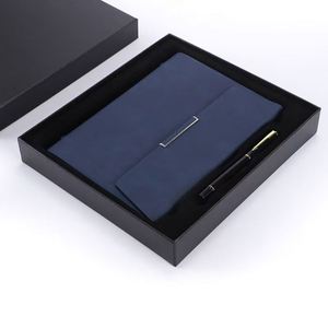 Cuaderno con Cubierta A4 A5 A6, Diario y Set de Regalo con Bolígrafo Promocional, Cuaderno Impreso de Cuero PU Premium, Cuero de <span class=keywords><strong>Yerba</strong></span> Mate - Product Image 1