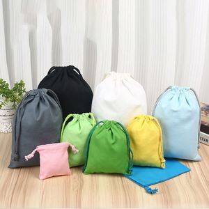 Sac en toile de grande taille 25x32cm, sac en toile durable, impression de logo, pochette cadeau, à utiliser pour ranger les cosmétiques, les vêtements, les jouets - Product Image 1