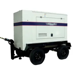 Customize trailer type genset 400kw 500kw 600kw 700kw electric diesel generator power by Cummins