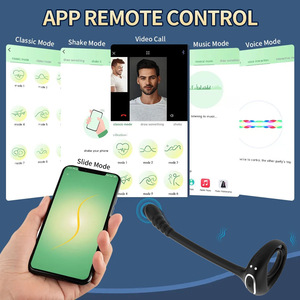 Masturbator Draadloze App Of Afstandsbediening Achtertuin Kraal Siliconen Trilslot Sperma <span class=keywords><strong>Ring</strong></span> Mannen Anale Plug <span class=keywords><strong>Vibrator</strong></span> Voor Mannen - Product Image 3