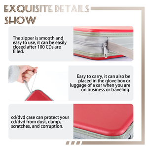 Boîte de rangement <span class=keywords><strong>pour</strong></span> CD <span class=keywords><strong>portable</strong></span> et anti-poussière de grande capacité de 100 pièces Organisateur de visière en plastique <span class=keywords><strong>pour</strong></span> <span class=keywords><strong>voiture</strong></span> et maison - Product Image 5