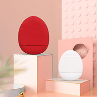 Puff de polvo de maquillaje de dedo Mini esponja de maquillaje PU Puff de polvo suave