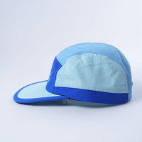 Casquette de camp réglable personnalisée à cinq panneaux Casquettes et chapeaux 5 panneaux en nylon de couleur vierge