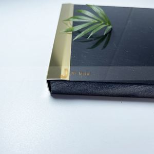 EX489 Metal Ceramic <b>Tile</b> Trim Modern <b>Mirror</b> Stainless Steel L Shape Decorative Line Factory Supply - Product Image 5