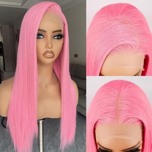 26 Inch Lace Front Synthetic <b>Wig</b> Long Straight Glueless 1B Black Pre Plucked Ready to Wear <b>Wig</b> for Beginners - Product Image 5