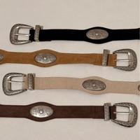 Ceinture pour femme JULUN, style western, vintage, bohème, ethnique, Y2K, décor Wasteland, pour jupes et jeans