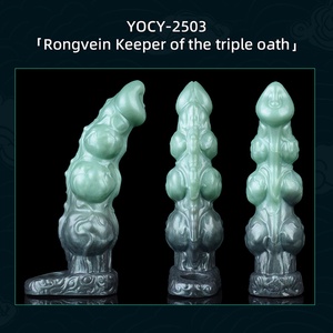 YOCY Funda de Silicona para Pene con Nudo Grande, Extensor de Pene, Anillo para el Pene, Retrasa la Eyaculación, Estimulador Vaginal, Juguete Sexual para Hombres - Product Image 3