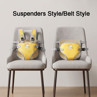 Harnais de siège pour chaise haute, harnais de rehausseur portable pour bébé et tout-petit, sangle de siège pour repas, idéal pour les voyages, la maison, les restaurants et le shopping