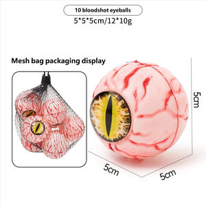 Pendentif de sac en filet créatif et personnalisé pour <span class=keywords><strong>Halloween</strong></span>, motif œil de chat <span class=keywords><strong>squelette</strong></span>, pour maison hantée et pièce secrète, avec <span class=keywords><strong>petit</strong></span> fil de sang et œil. - Product Image 2