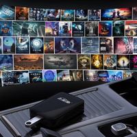 Adaptateur CarPlay sans fil haute performance à faible latence pour lecteur DVD de voiture intelligent alimenté par l'IA, connecteur de véhicule intégré