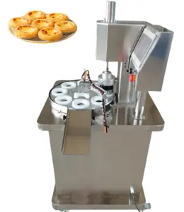 Stainless steel manual small mould pastry portuguese cheese wrapper maker press mold forming shell making egg tart machine