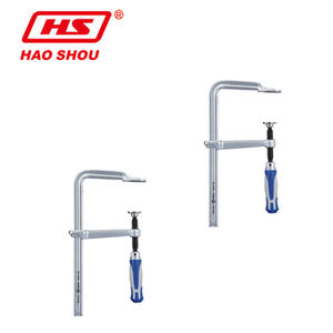 ตัวหนีบงานไม้แบบปลดเร็วชนิด F ปรับได้ ตัวหนีบเหล็กสำหรับงานอุตสาหกรรม ผลิตโดยบริษัทไต้หวัน ระบบการวัดแบบนิ้ว - Product Image 1